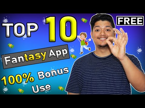 Top 10 Free Fantasy App ? & 100% Bonus Use In Ipl Fantasy in 2022 ?