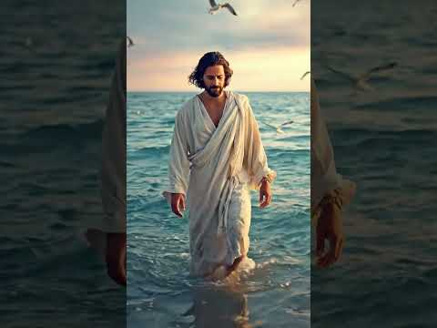 Jesus Walking On The Sea #jesus #bible #mystery #shorts
