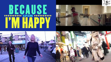 Pharrel Williams - Happy  - video compilation