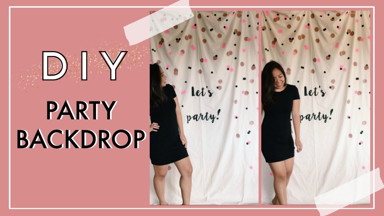 DIY Party Backdrop | DIY Party Decor Ideas - YouTube