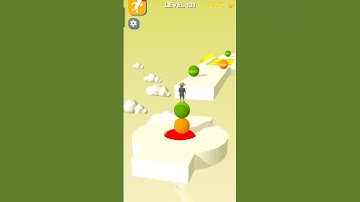 Stack Rider Gameplay Walkthrough Level 121 #shorts #gaming #ytshorts