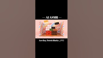 𝐀𝐈 𝐀𝐒𝐌𝐑🕹️ | Art of Tetris blocks 🧱 #ai #asmr #shorts