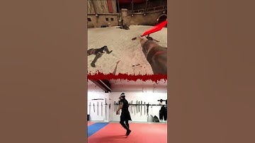 Real Swordsman vs Lightsaber VR: From II Makashi meets Form IV Ataru #sword #shorts