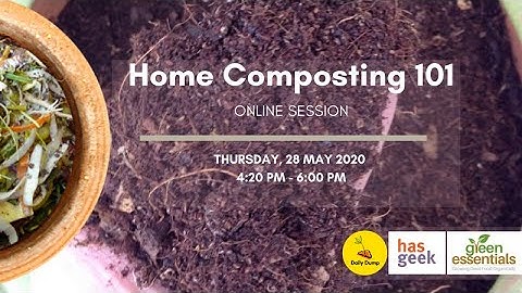 Home Composting 101 by Daily Dump — Part #1 of the Composting Made Easy series