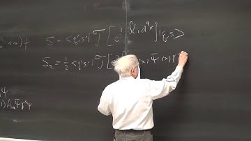 Lecture of January 23, 2019: Quantum Field Theory II at UNM by Kevin Cahill