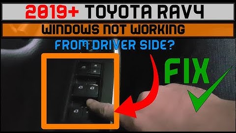 Toyota - Fixing Issue With Windows NOT Rolling Up/Down From Driver