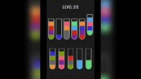 Water sort puzzle level 212