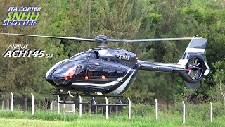 NOVIDADE!!! Airbus Helicopters ACH145 D3 (BK117D-3) - PS-MNB - NEW H145 5 Bladed Helicopter!