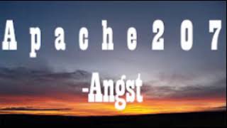 Apache 207 - Angst (Official lyrics Video]