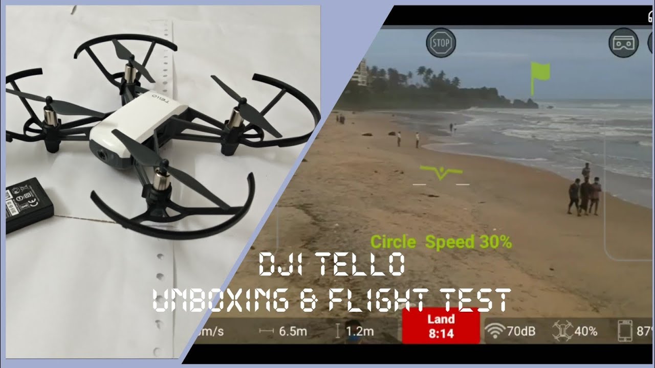 Ryze DJI Tello Drone Unboxing + Flight Test - YouTube