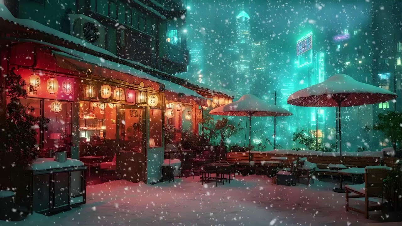 Ramen & 432Hz ❄️🍜 | Tokyo Snow Lo-Fi Relax (48 chars)