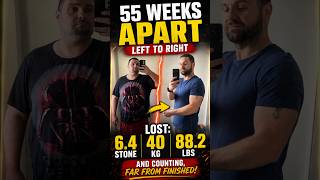 ​I Lost 88 LBS (40KG) in 55 Weeks... AND IM NOT DONE YET! (Current Transformation) #Mounjaro #glp1