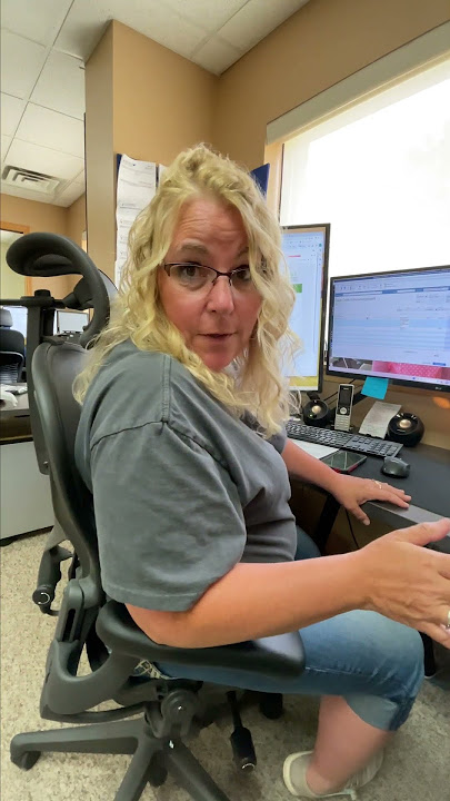 Kim and Sheri Office Takes: Herman Miller Aeron/The Best
