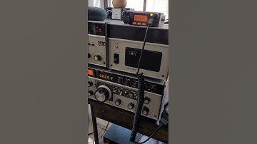 My small HAM RADIO setup | EverDave #amateur #technician