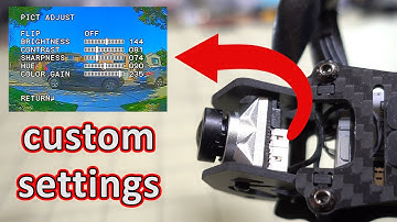 Caddx Nebula Micro Adjustable Settings for Digital 🛠️