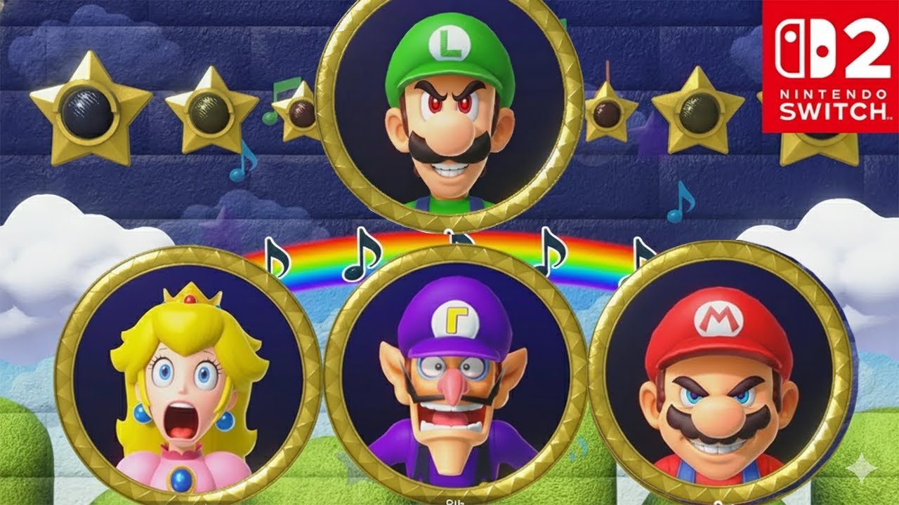 Mario Party Switch 2 - Luigi vs Stupid Friends (Lucky Minigames)