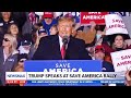 Trump's Brain Falls Out in Front of Tiny Crowd at Deranged Rally