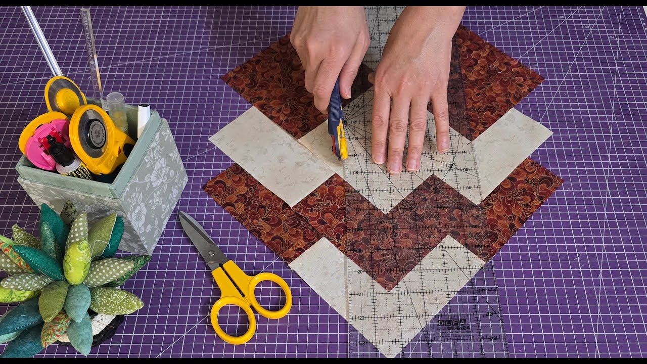 Seriously you won't believe How a Smart Cut That Turns Simple Pieces into a New Quilt Block