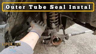 How to install axle outer tube seals on Jeep Cherokee dana 30