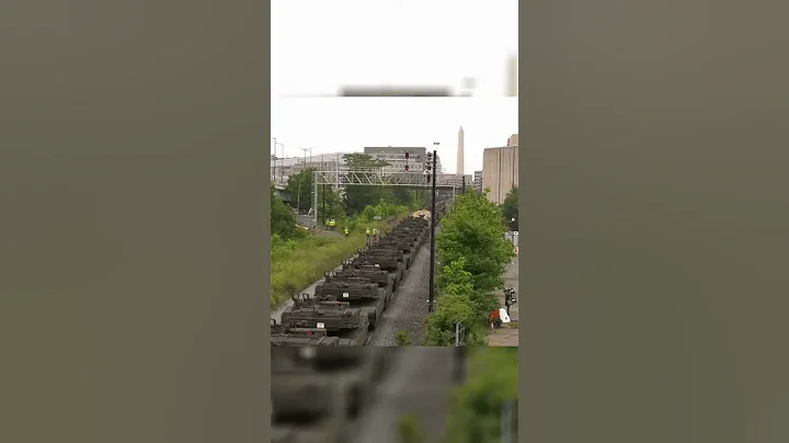 US Army tanks arrive in Washington, DC, for military parade