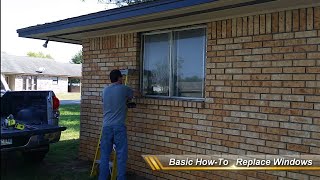 Replacing Windows - Basic DIY @JohnCalebWarren