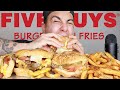 JUICY TENDER Five Guys Mukbang *Amazon Gift Cards Announcement*