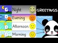 Greetings - English Vocabulary for Kids -  Play | Pause | Practice (ESL Homeschool Lesson)