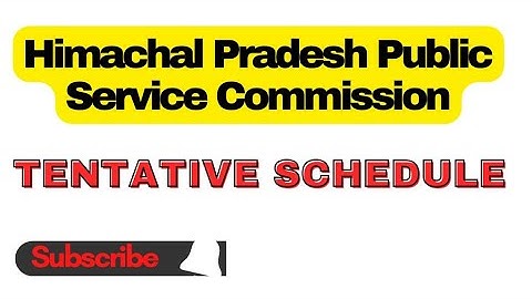 HPPSC EXAM DATE 2023 [TENTATIVE SCHEDULE]