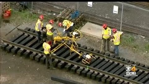 MBTA crews making progress replacing Orange Line rails, updating signal system