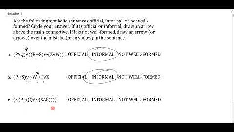 Example Problem Demo: Unit 2 Notation