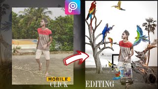 New picsart bird photo editing tutorial in Mobile and light colour effect photo editing in Hindi screenshot 1