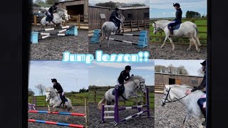 Jump lesson!!|blues first jump in 2 weeks!! ❤️