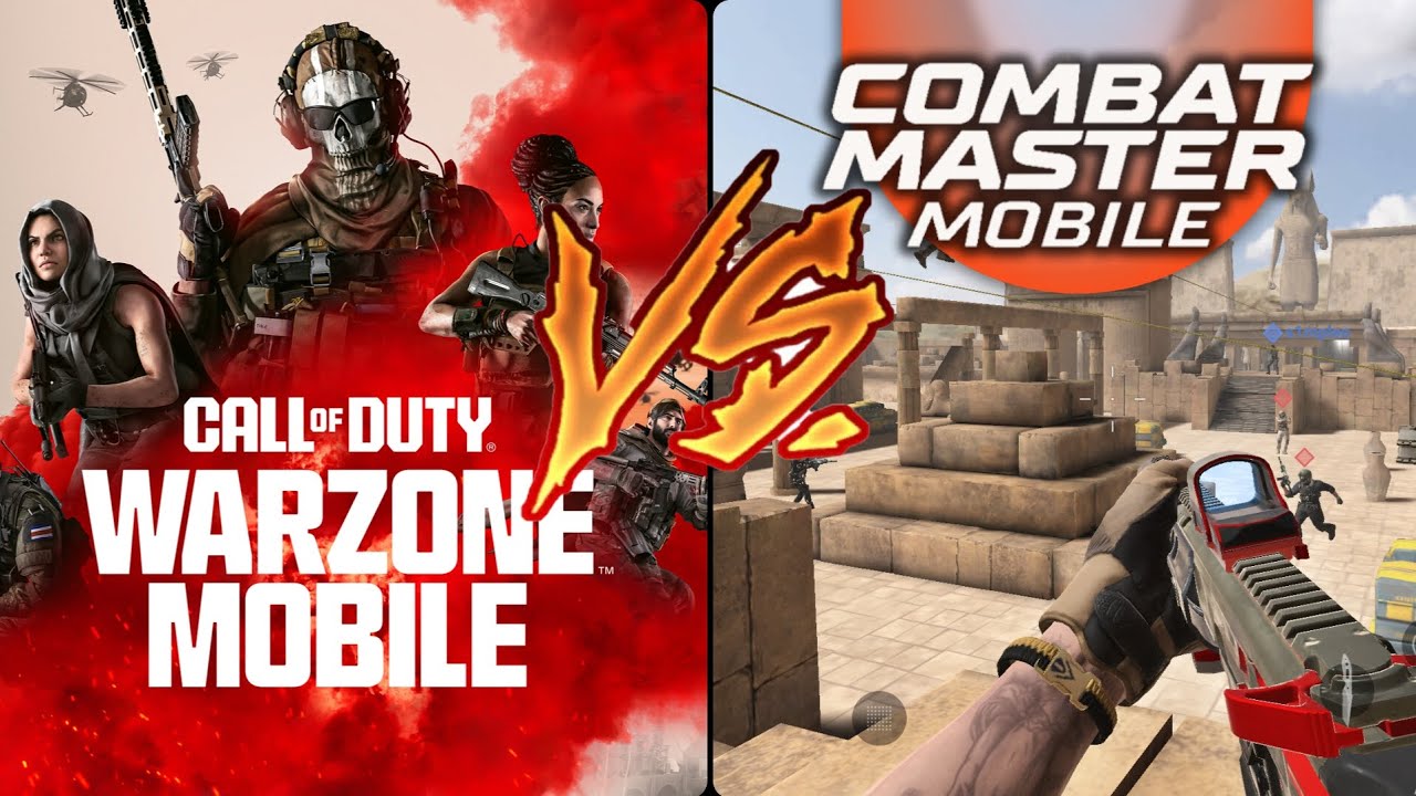 COD Warzone Mobile vs Combat Master en Samsung A55 5g