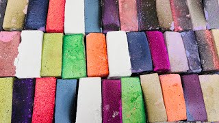 Variety Chalk ASMR Crushing |  Dyed Chalk ASMR Video 