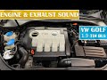VW Golf 5 1.9 TDI BLS engine sound | motor sound ( Golf 5 1.9 tdi  77 kw zvuk motora)