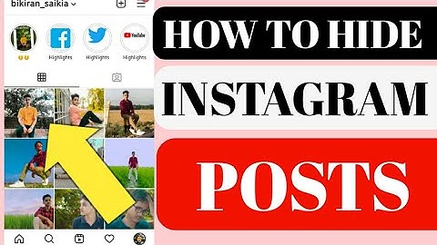 How To Hide/Unhide Instagram Photos|stagram Photos Hide/Unhide Kaise Kare||Hndi