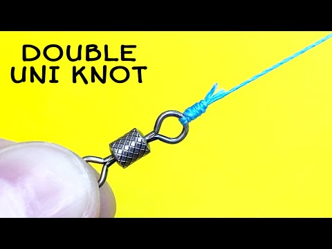 Рыболовный узел double uni knot - простой, но очень мощный узел