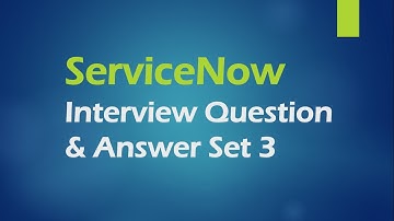 #ServiceNow Developer Interview Question| Scenario Based |Very Important & Frequently asked Question