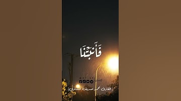 ما تيسر من سوره لقمان بصوت القارئ الشيخ محمد صديق المنشاوي رحمه الله #اكسبلور #دويتو #اقتباسات
