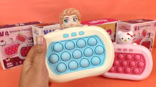 ♡ Satisfying New ELSA FROZEN Rare Push Game Electric Pop It toys unboxing and review | ASMR Videos