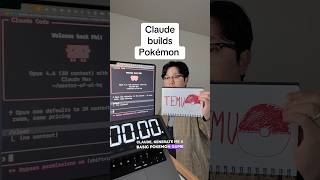 Claude code me a Pokémon game, make no mistakes.  #ai
