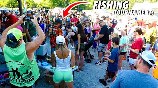 SPONSORING A GIANT FISHING TOURNAMENT!!! (This was Fun!!)