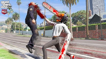 GTA 5: Chainsaw Man Takes Over Los Santos! (Denji Mod Gameplay)