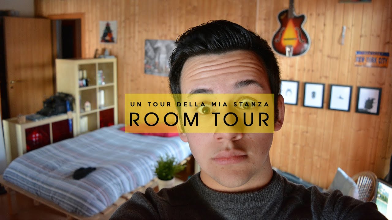 video room tour della mia stanza