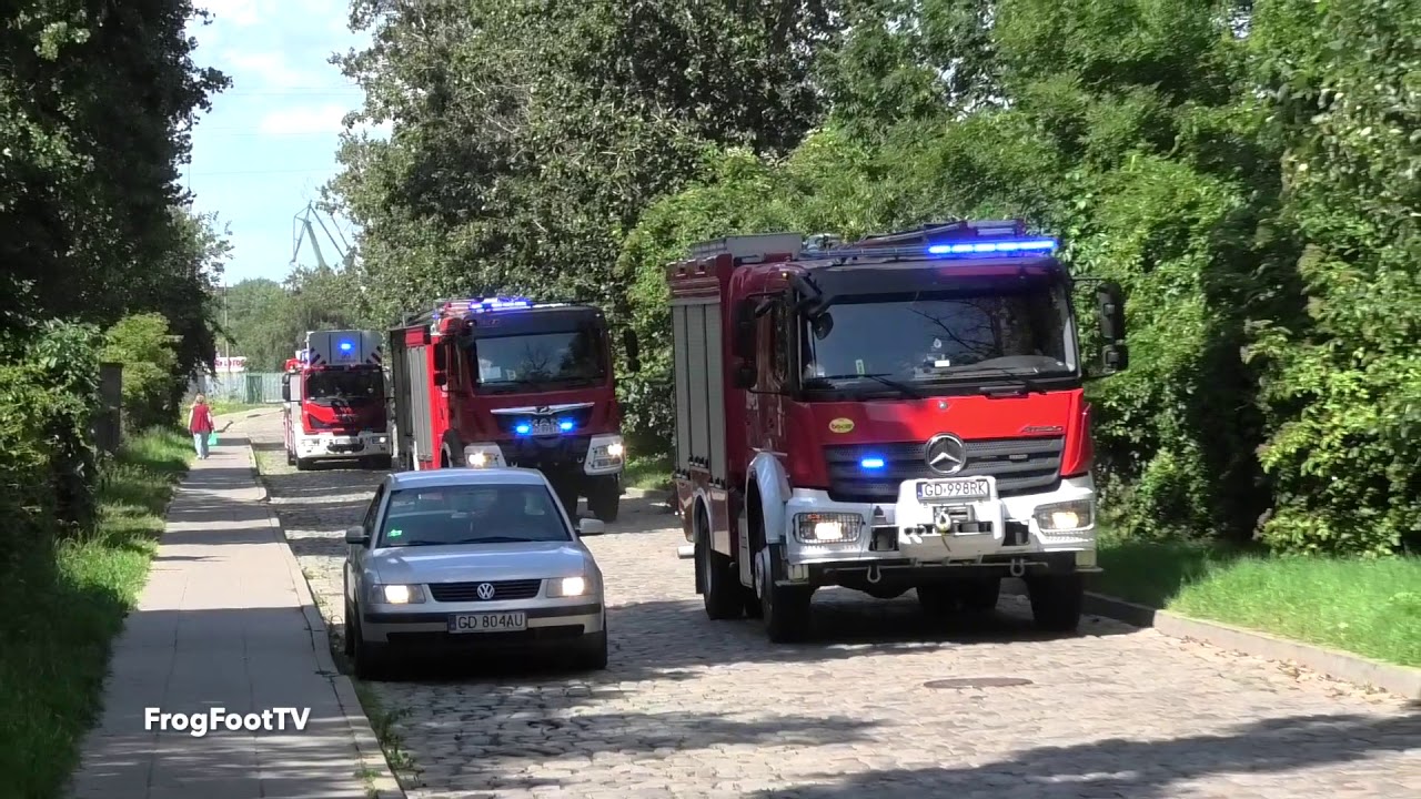 [NOWOŚĆ] Wyjazd alarmowy plutonu gaśniczego z JRG 2 Gdańsk! Straż Pożarna na sygnale