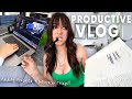 Productive Vlog: Work Day, Packing for Canada   Podcast!!