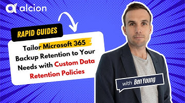 Tailor Microsoft 365 Backup Retention to Your Needs with Custom Data Retention Policies