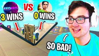 I Hosted a 1v1 Tournament with BAD PLAYERS in Fortnite (1 follower) I Hosted a 1v1 Tournament with BAD PLAYERS in Fortnite (1 follower)