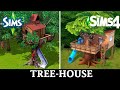  treehouse  sims 3 vs sims 4