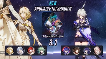 E0S0 Aglaea DPS & E0S1 Acheron DPS Team | NEW Apocalyptic Shadow 4 v3.1 - Honkai Star Rail